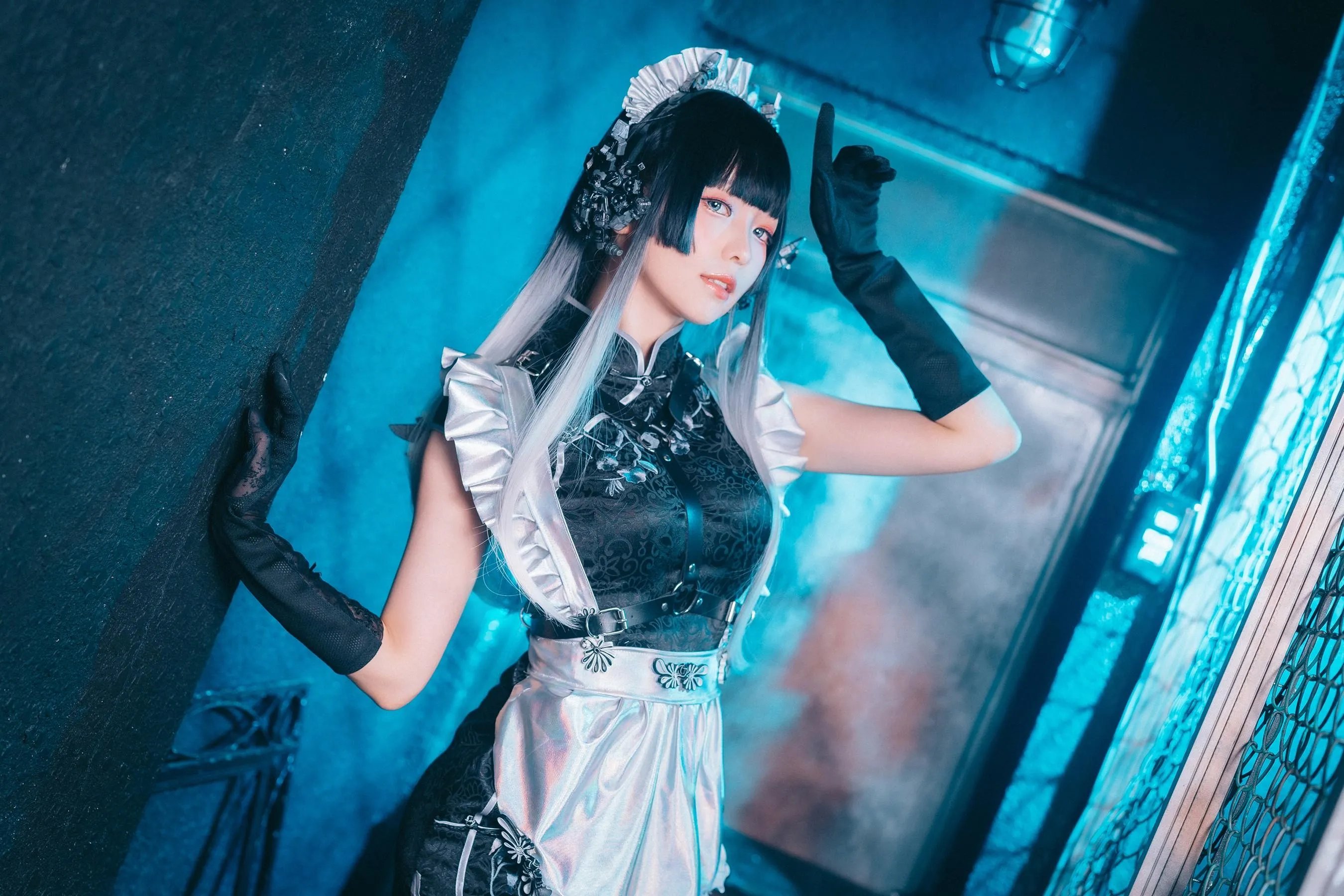 ElyEE子 – NO.117 賽博女僕 Melanite黑榴石 [31P]插图4